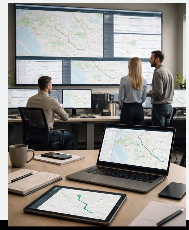 Трекинг грузов и Fleet Management, мониторинг автопарка в Амурске