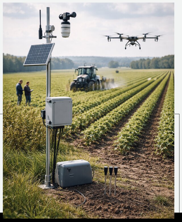 Разработка IoT мониторинга полей в Амурске от 8782 р. | АвикейМрс